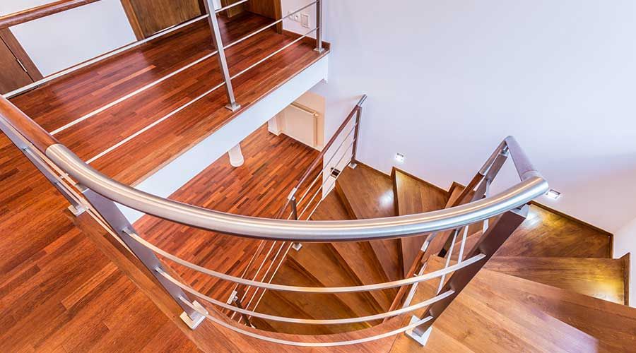Spiral balustrade and handrail design
